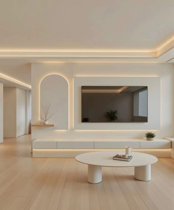 أحدث تصاميم ديكورات شاشة الرياض